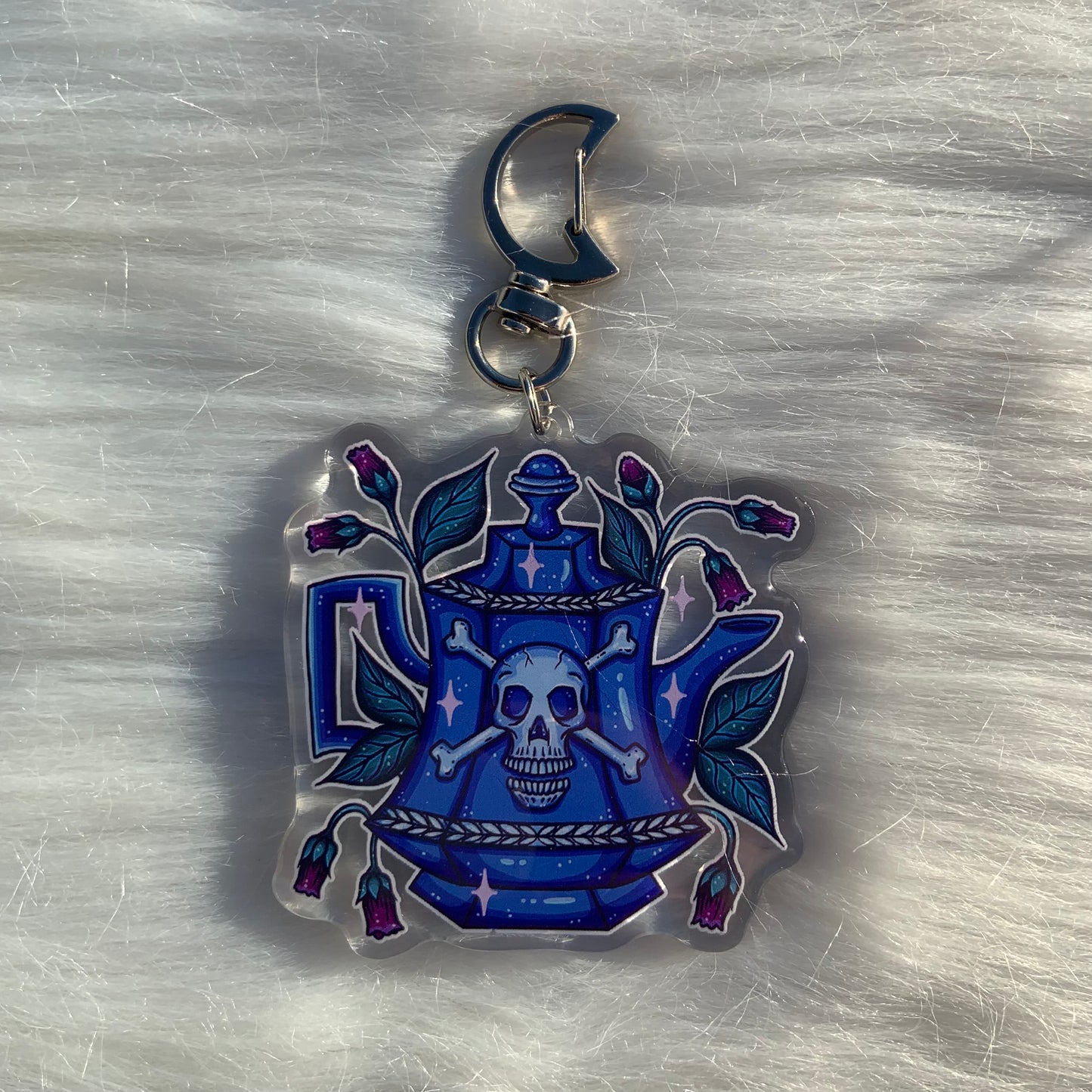 Nightshade Tea Keychain