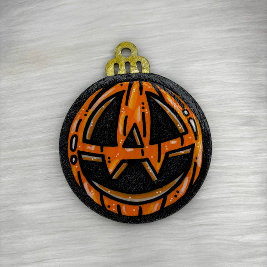 Pumpkin Hand Painted Ornament