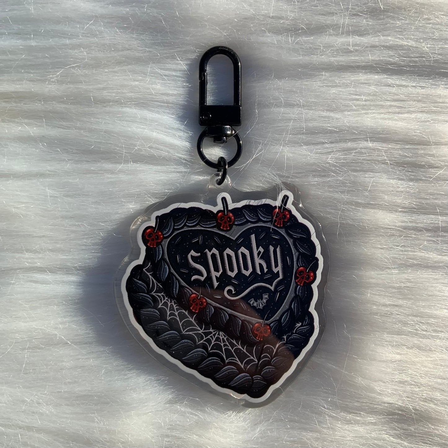 Spooky Cake Keychain